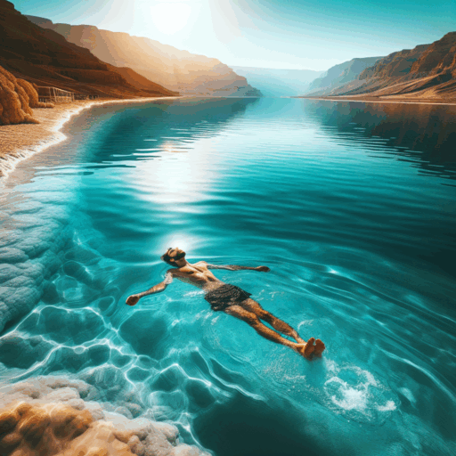 Conocer el Mar Muerto y experimentar la flotación única.