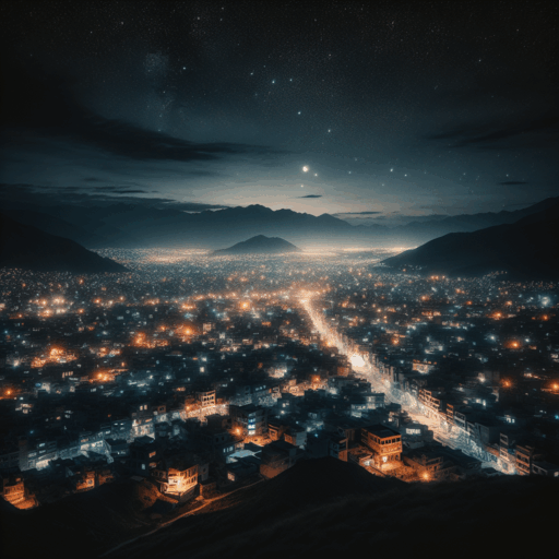 Conocer la ciudad de Karak en la noche.