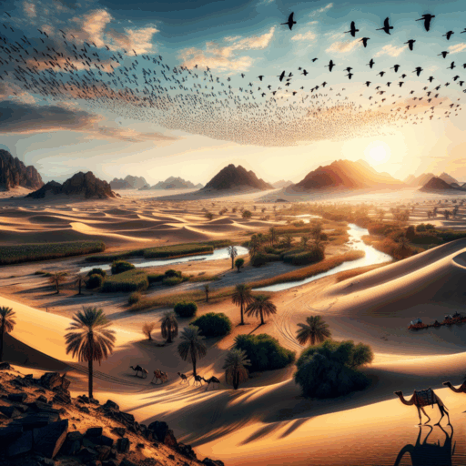 Explorar el Desierto de Azraq y sus paisajes únicos.