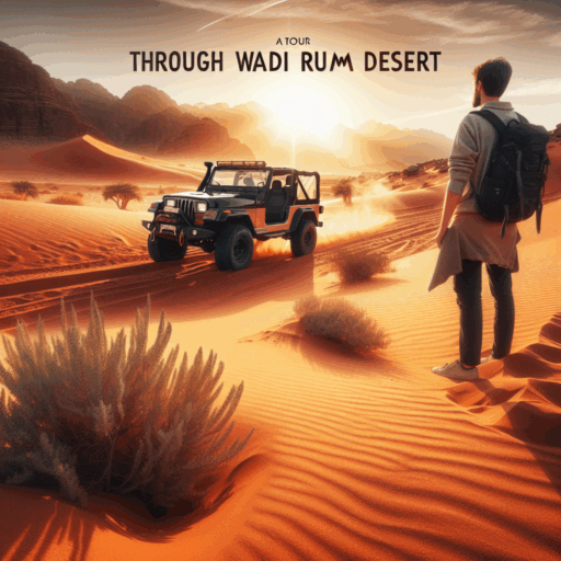 Hacer un recorrido en jeep por el desierto de Wadi Rum.